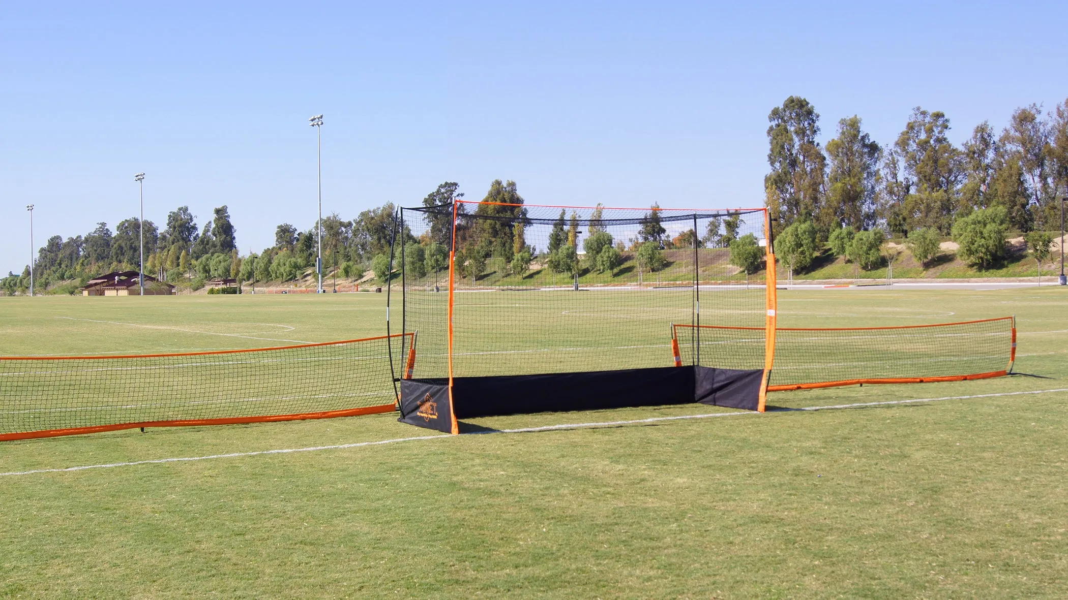 18'  Field Barrier, Soccer Tennis, Tennis Net and Court