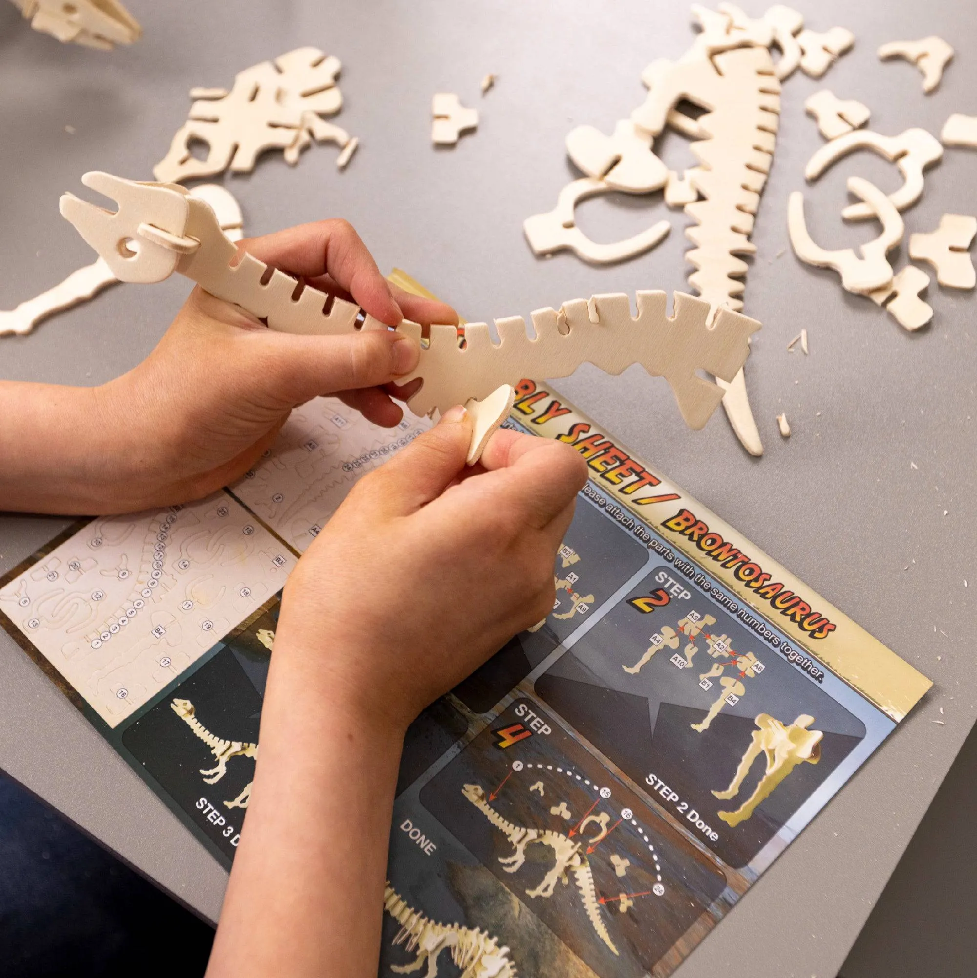 3D - Dinosaur Wooden Puzzle (215 Pieces)