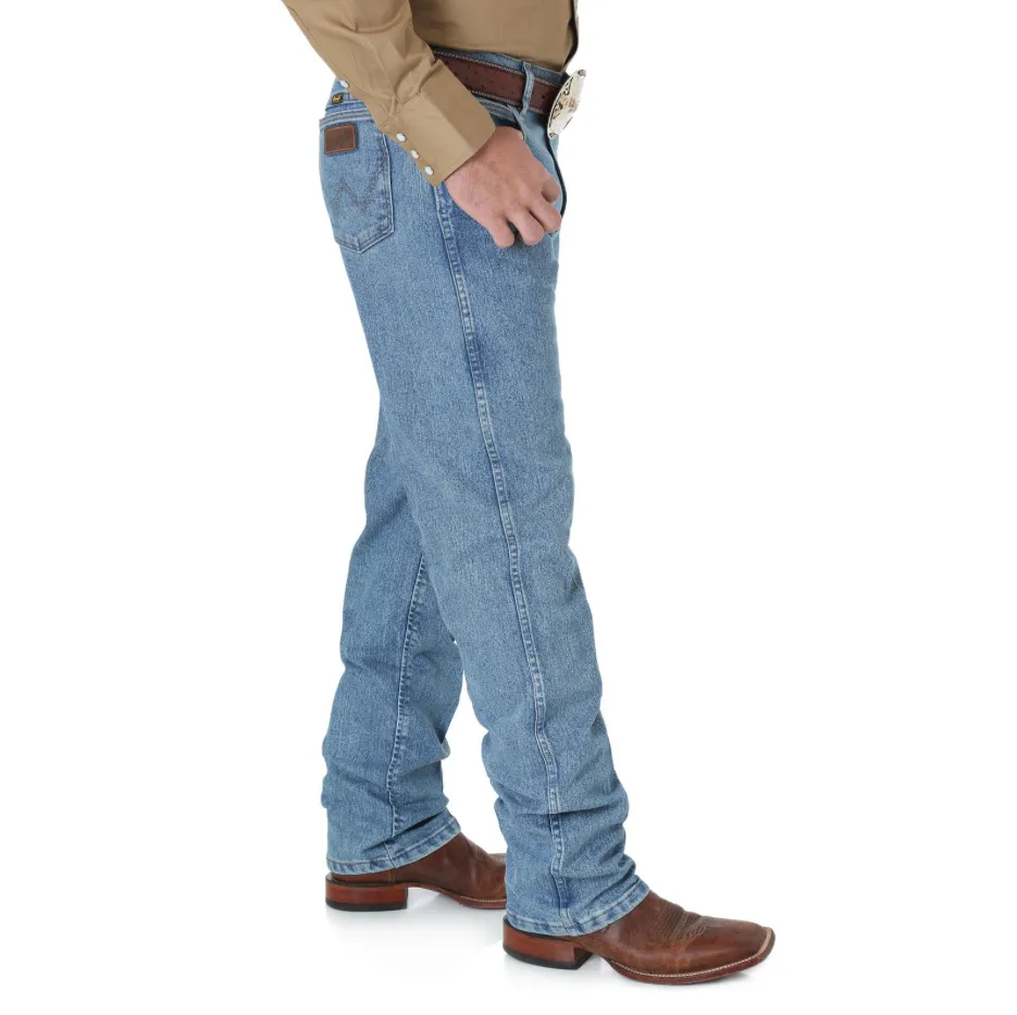 47MACSB - Wrangler Men's Advanced Comfort Cowboy Cut® Jean - Stone Bleach