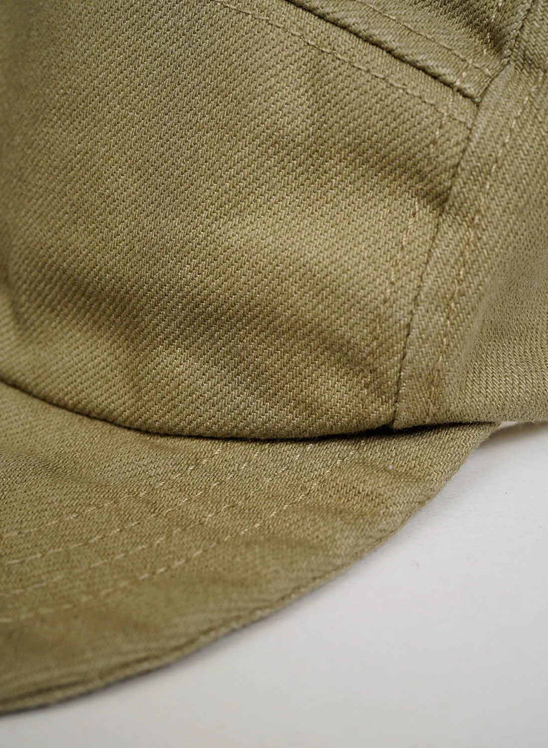 5 Panel Cap Heavy Cotton in Army