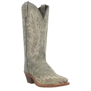 52159 Laredo Ladies EmmyLee Fancy Stitch Cowboy Boot - Green