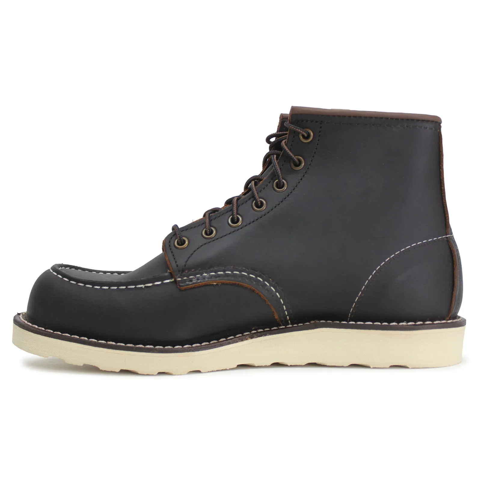 6 Inch Classic Moc Leather Men's Ankle Boots