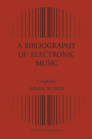 A Bibliography of Electronic Music