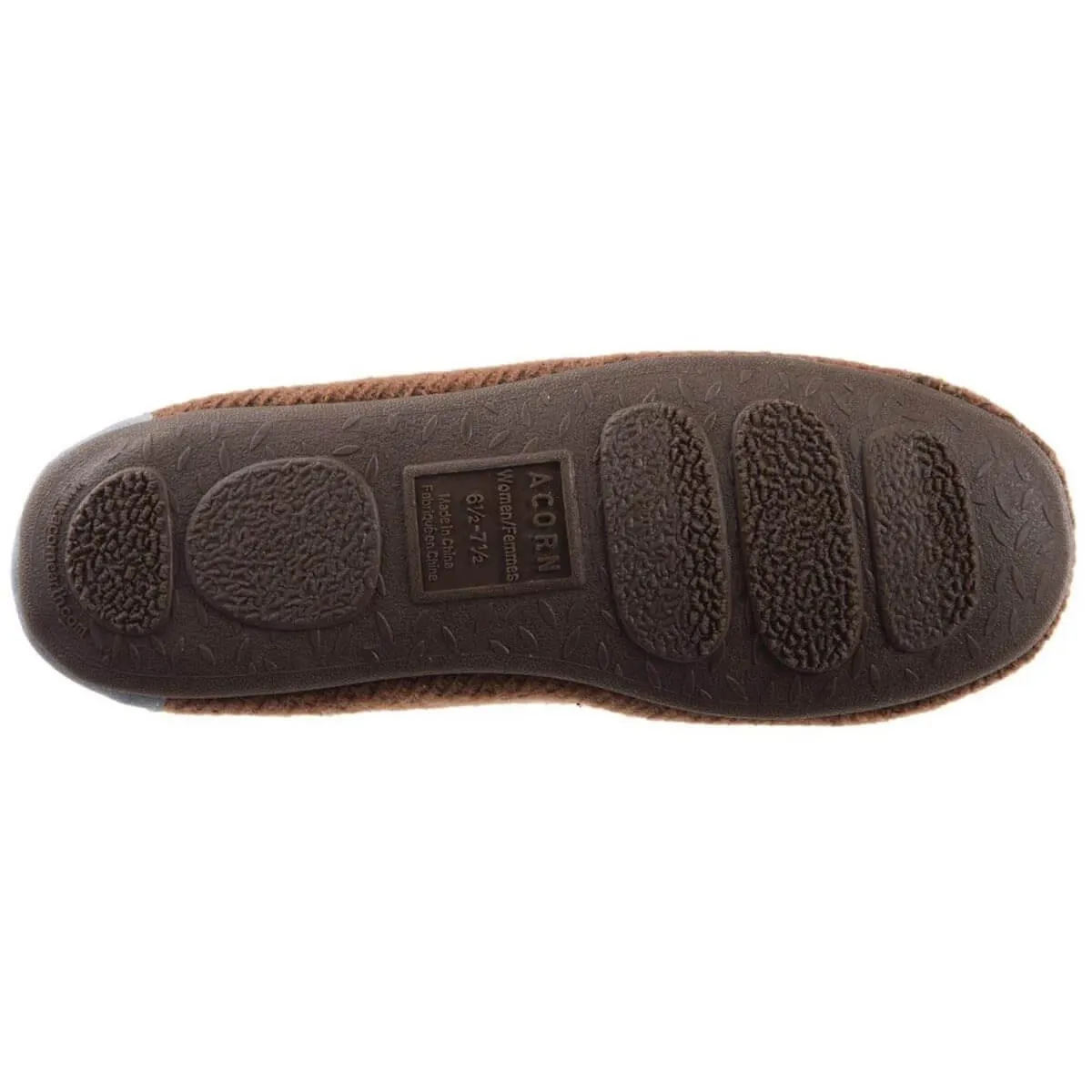 Acorn Women's Moc Slippers - Andover Driver, Buckskin, Large | A20133SKNWL