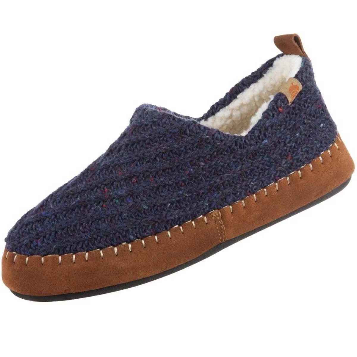 Acorn Women’s Moc Slippers - Sustainable Camden Navy, Medium | A19019NBLWM