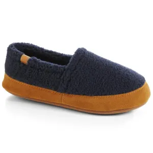 Acorn Women's Moc Slipperss - Memory Foam, Navy Popcorn, Medium | A10080NPCWM