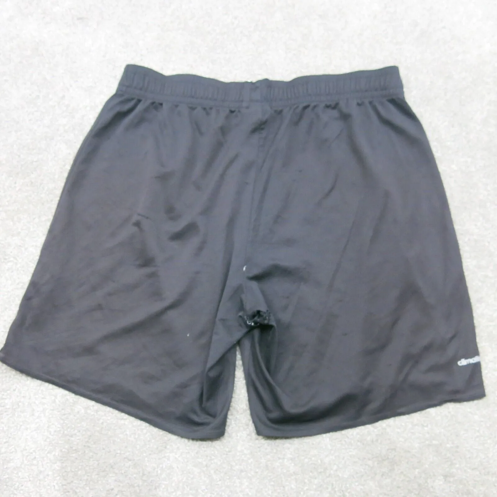 Adidas Athletics Shorts Boys Large Black Mid Rise Hot Cross Training Shorts