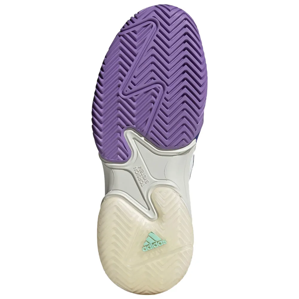 adidas Barricade Tennis Shoes (Ladies) - Lucid Blue/Violet Fusion/Pulse Mint