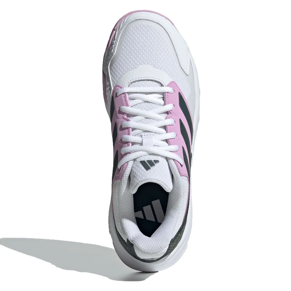 Adidas CourtJam Control 3 All Surface Tennis Shoes (Ladies) - Bronze Strata/Legend Ink/Bliss Lilac