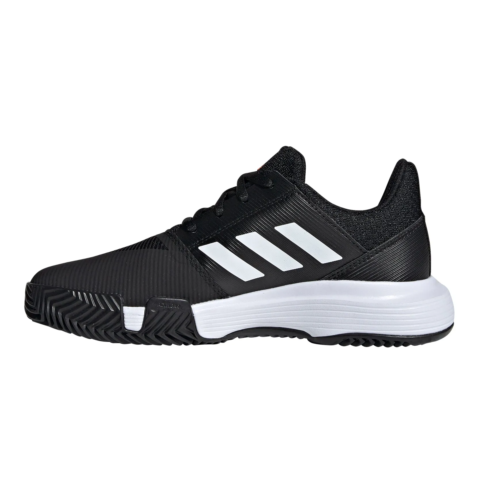 Adidas CourtJam XJ Black Junior Tennis Shoes