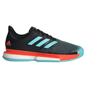 Adidas SoleCourt Primeblue Black Mens Tennis Shoes