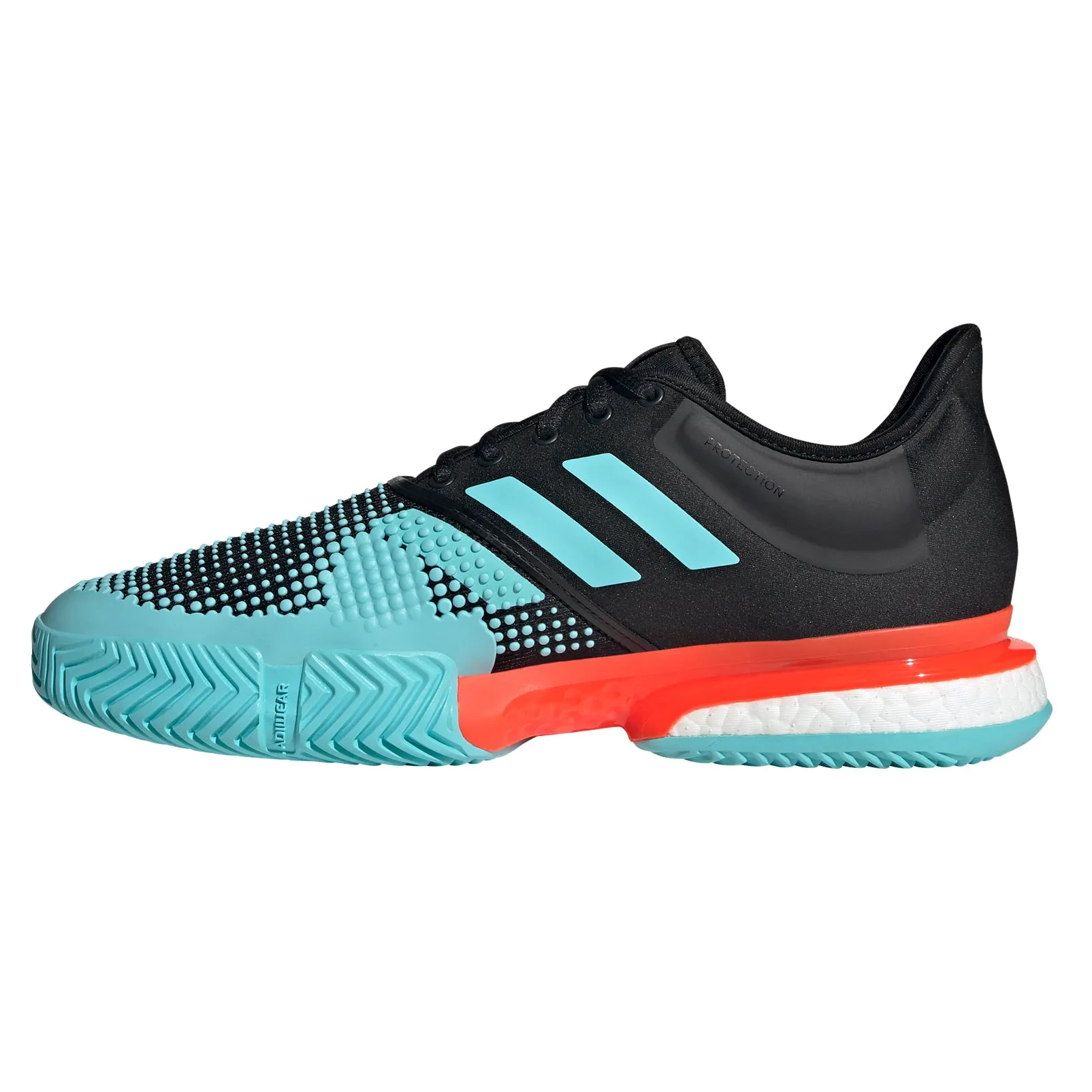 Adidas SoleCourt Primeblue Black Mens Tennis Shoes