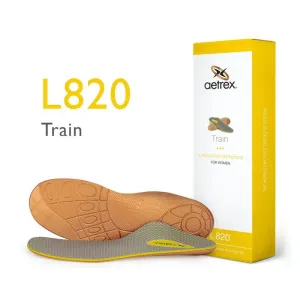 aetrex L820 Women's Train Posted Orthotics (Support For Flat & Low Arches)