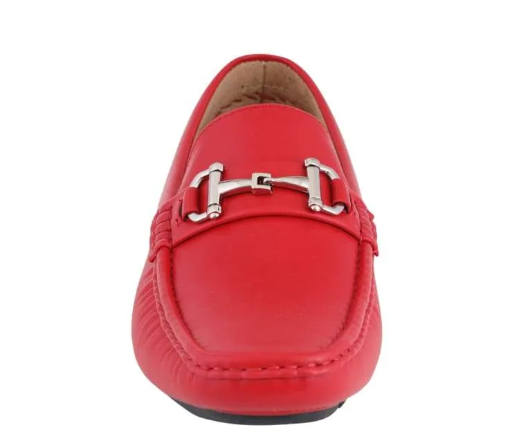 Amali Trentino Luxury Slip On Loafers Men’s Red