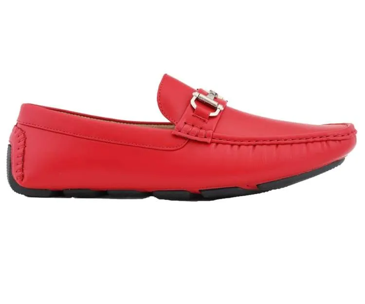 Amali Trentino Luxury Slip On Loafers Men’s Red