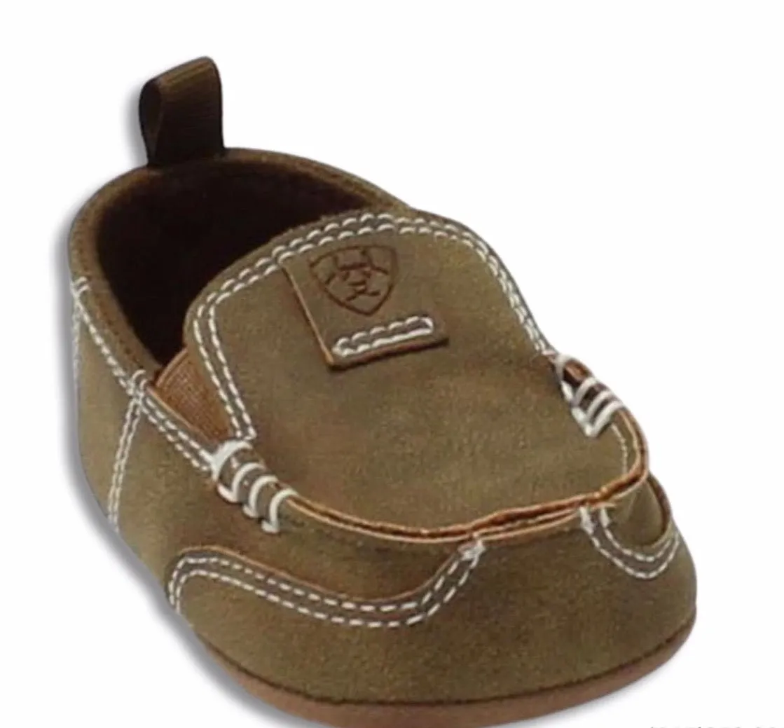 Ariat Lil' Stompers Buckskin Slip On Infant Shoes