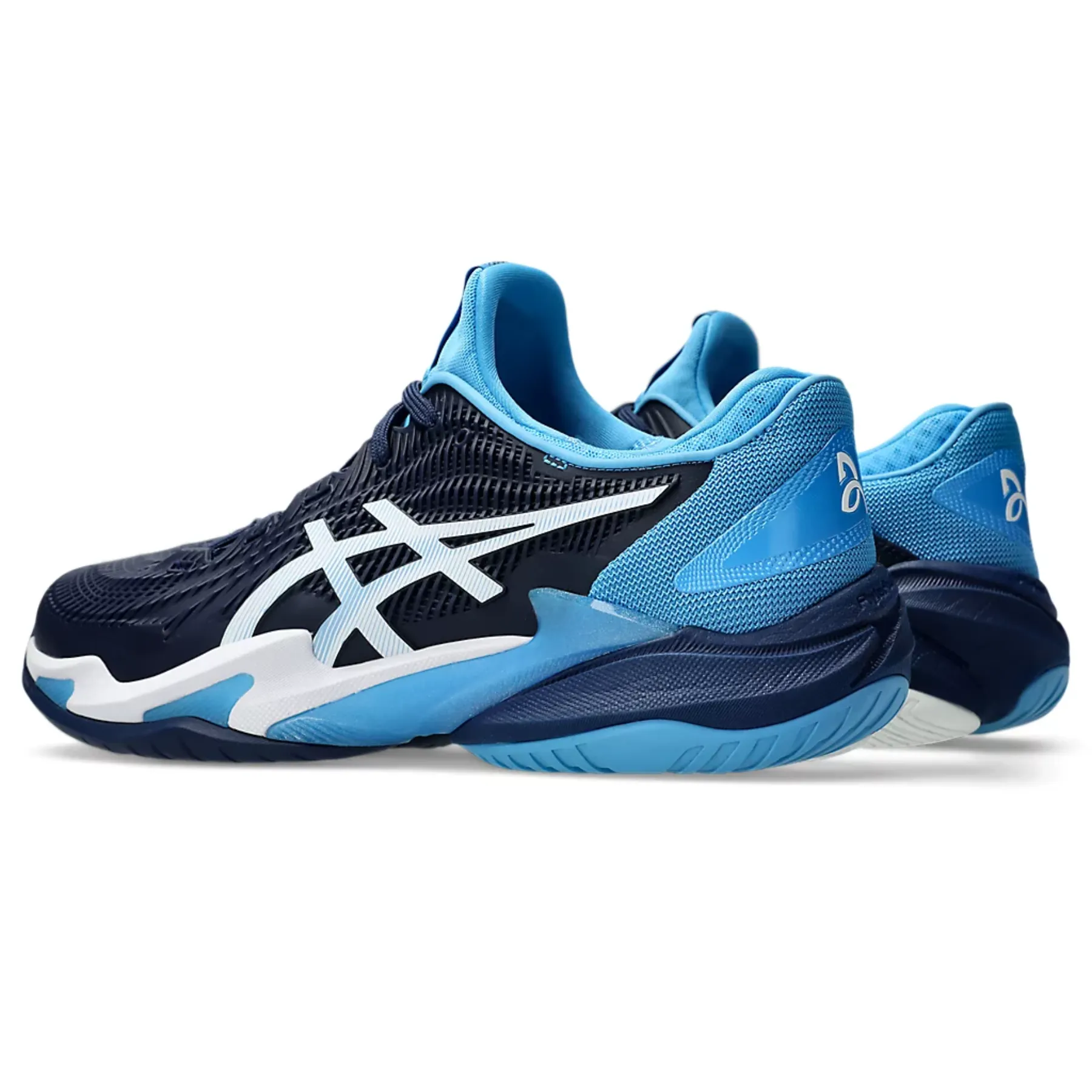 Asics Court FF 3 Novak Men Tennis Shoes - Blue Expanse/White