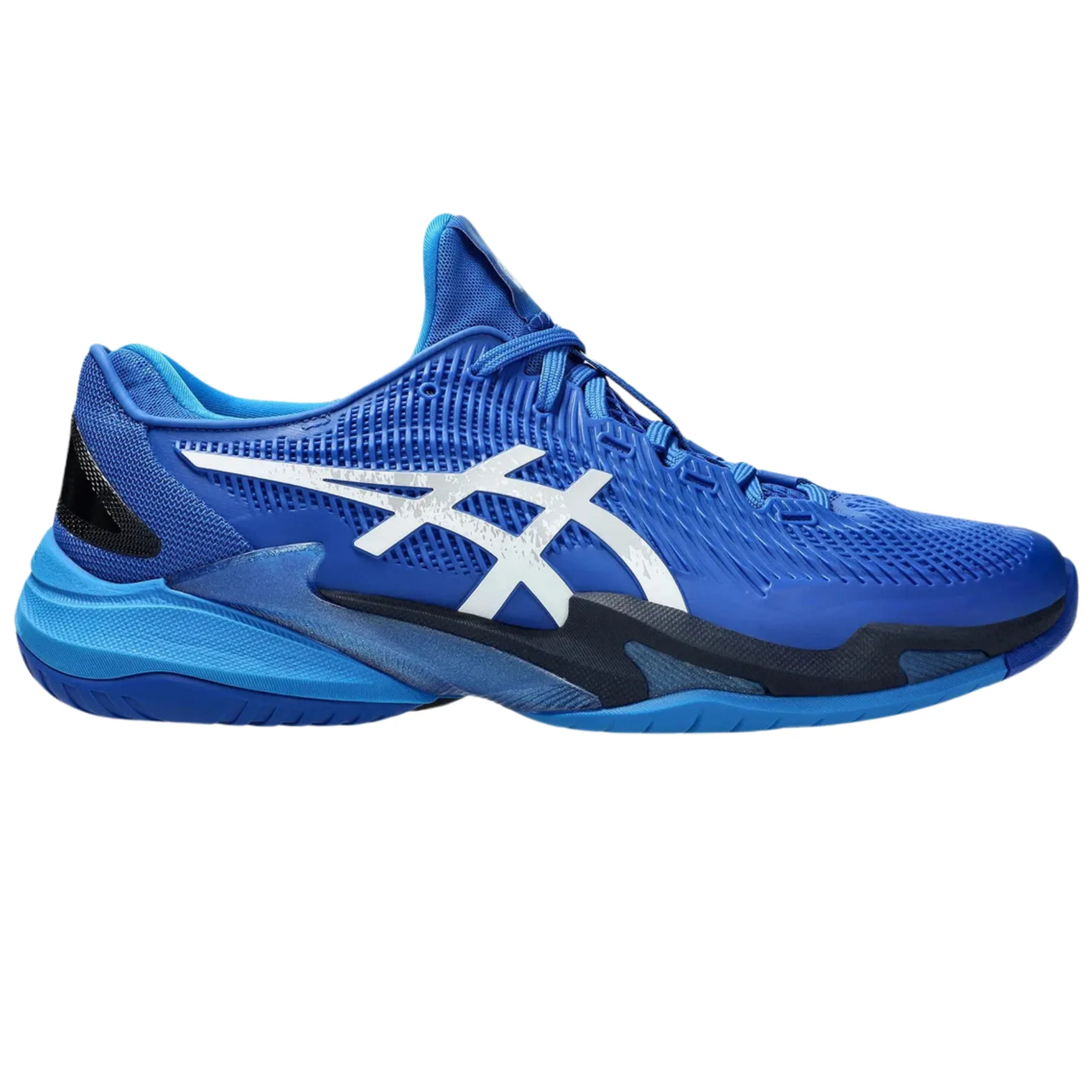 Asics Court FF 3 Novak Tennis Shoes - Tuna Blue/Pure Silver