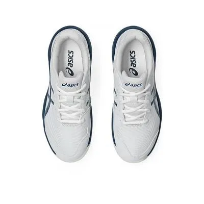 Asics Gel Game 9 Mens Tennis Shoe - White/Mako Blue