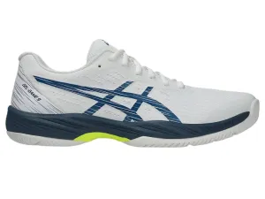 Asics Gel Game 9 Mens Tennis Shoe - White/Mako Blue