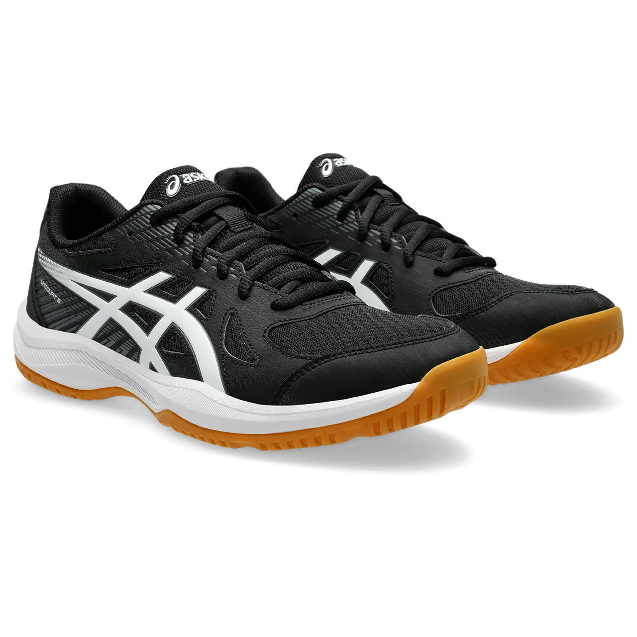 Asics Men's Upcourt 6 Indoor Court Shoes Black White SS25