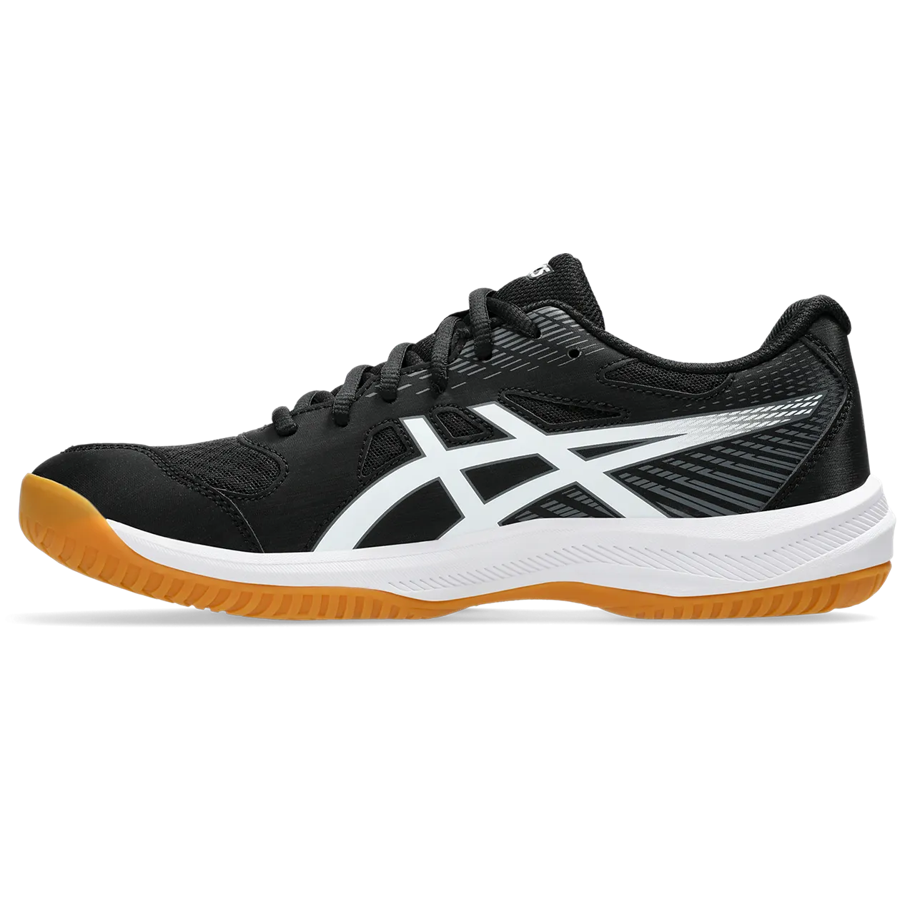 Asics Men's Upcourt 6 Indoor Court Shoes Black White SS25