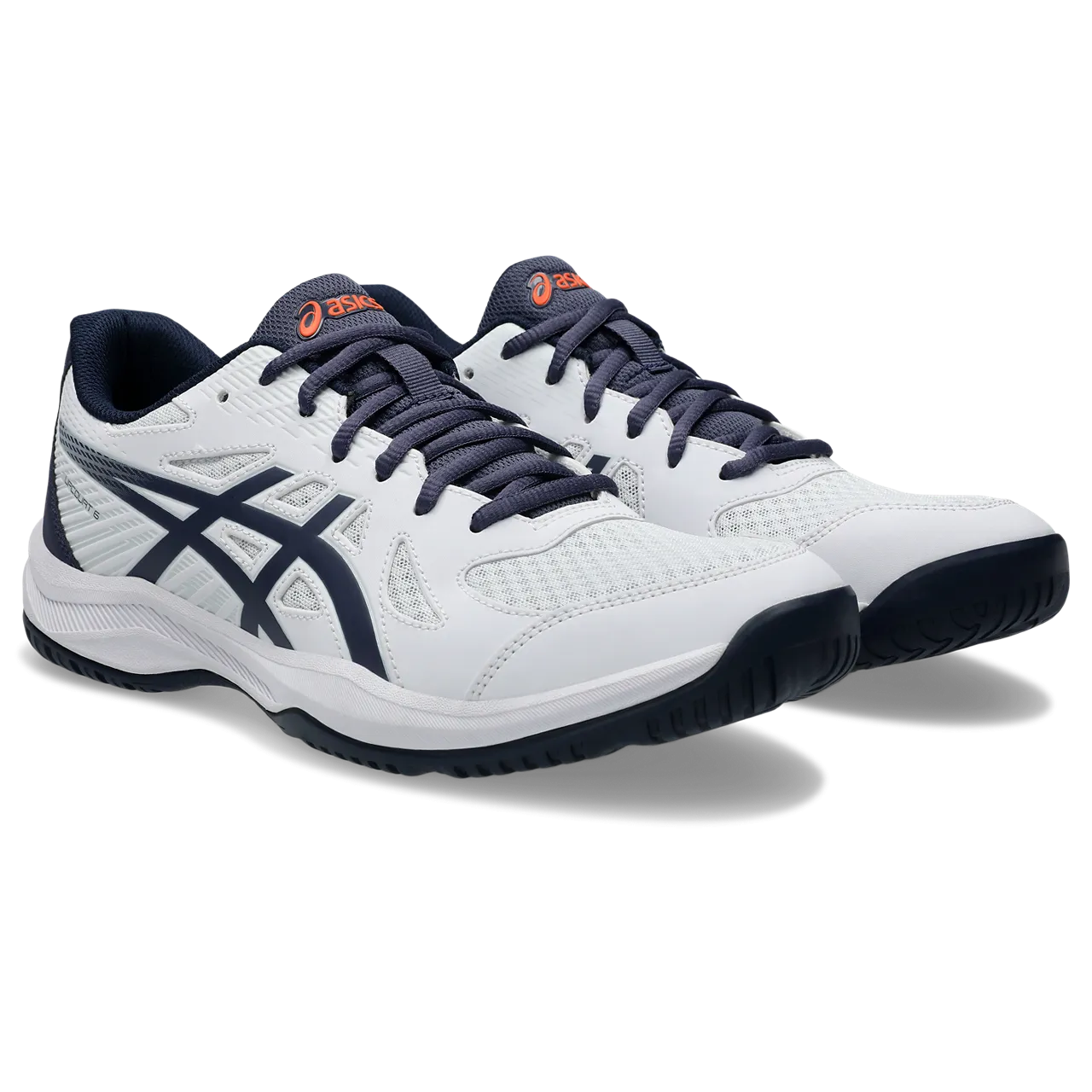 Asics Men's Upcourt 6 Indoor Court Shoes White Indigo Fog SS25