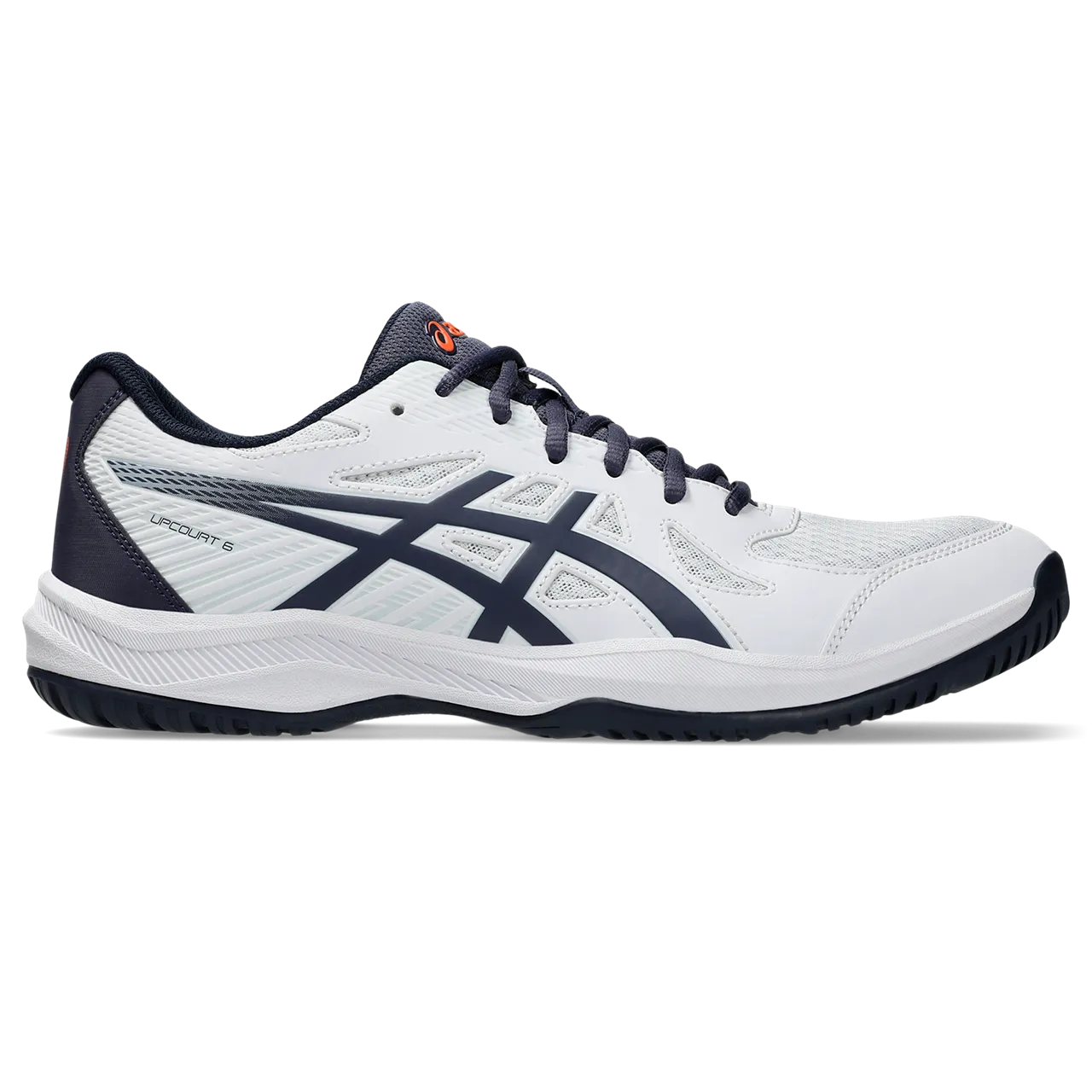 Asics Men's Upcourt 6 Indoor Court Shoes White Indigo Fog SS25