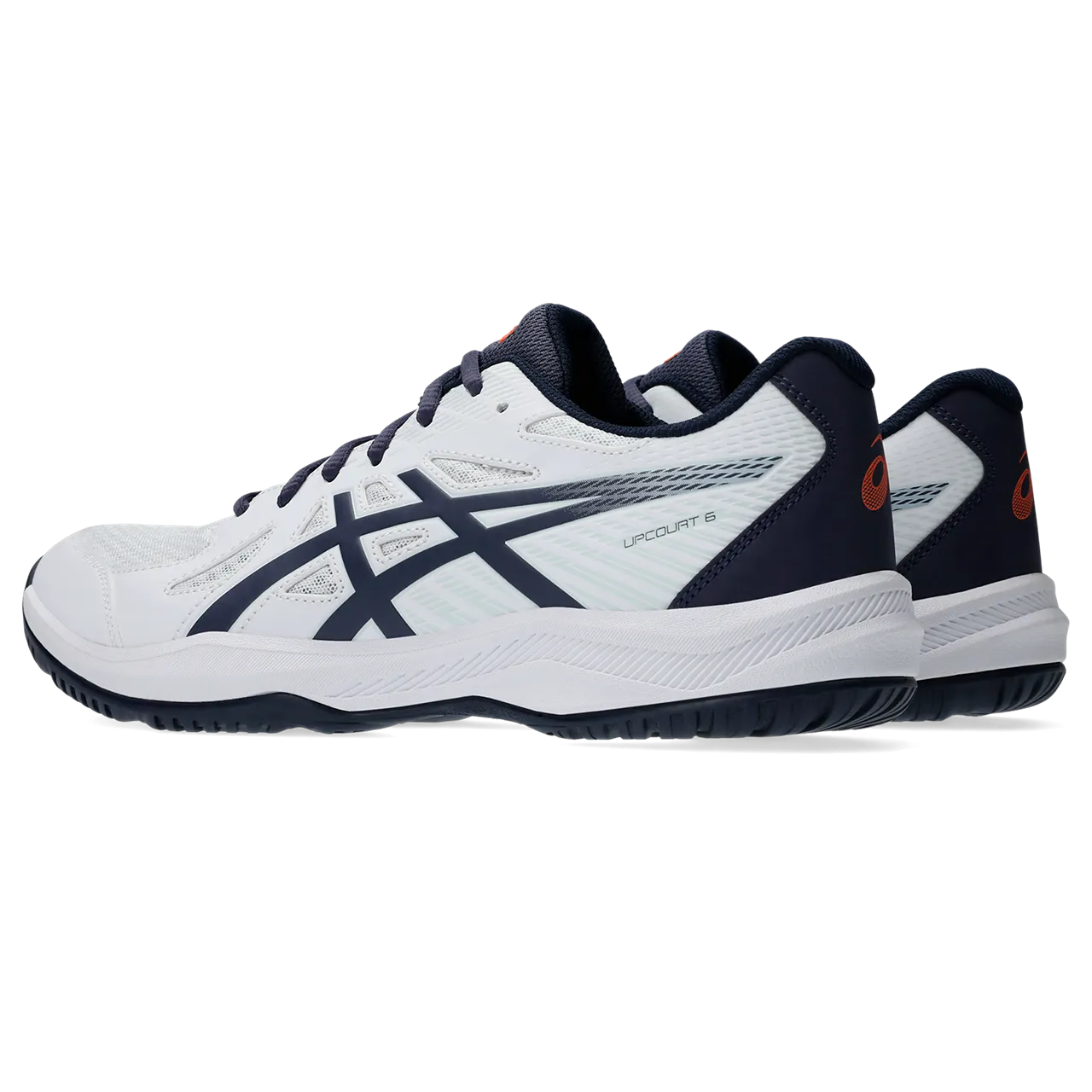 Asics Men's Upcourt 6 Indoor Court Shoes White Indigo Fog SS25