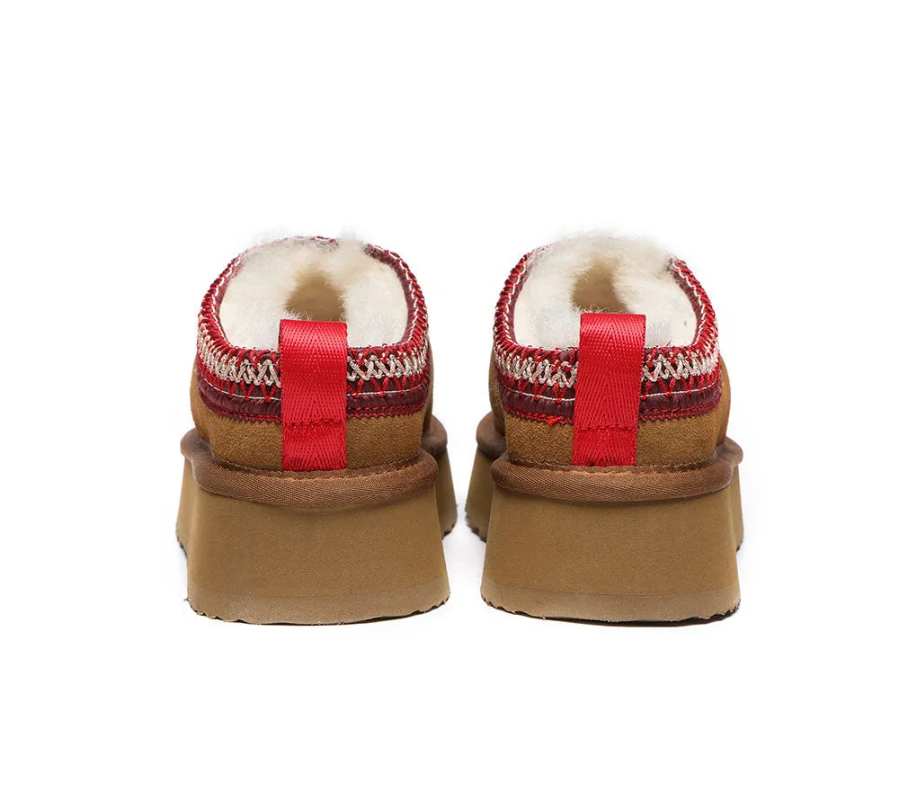 AUSTRALIAN SHEPHERD® UGG Slippers Sheepskin Wool Ankle Platform Tazzy Ventus