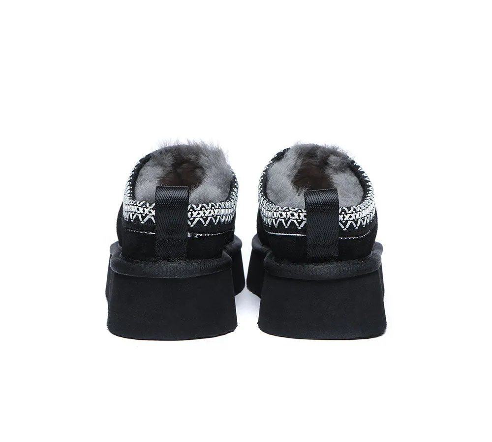 AUSTRALIAN SHEPHERD® UGG Slippers Sheepskin Wool Ankle Platform Tazzy Ventus