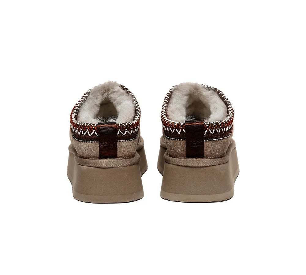 AUSTRALIAN SHEPHERD® UGG Slippers Sheepskin Wool Ankle Platform Tazzy Ventus