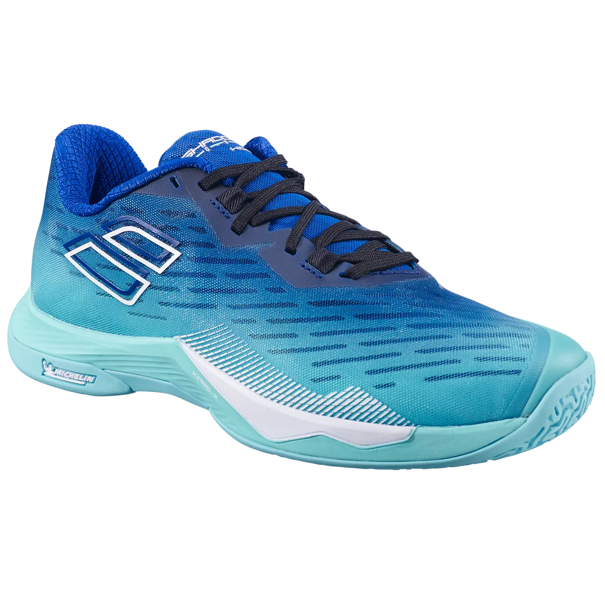 Babolat Men's Shadow Tour 5 Wide Indoor Shoes Ceramic Blue