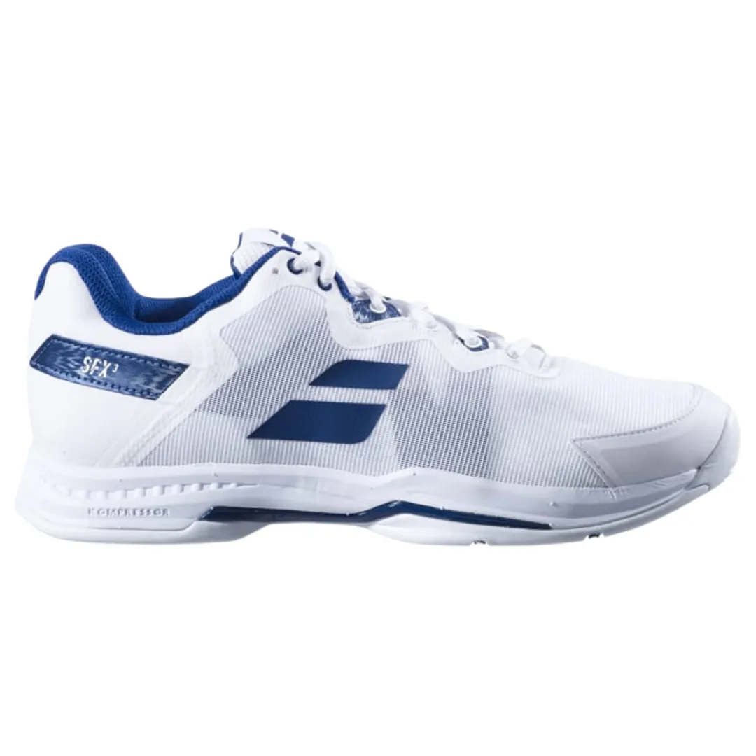 Babolat SFX3 All Court Men Tennis Shoes - White/Navy