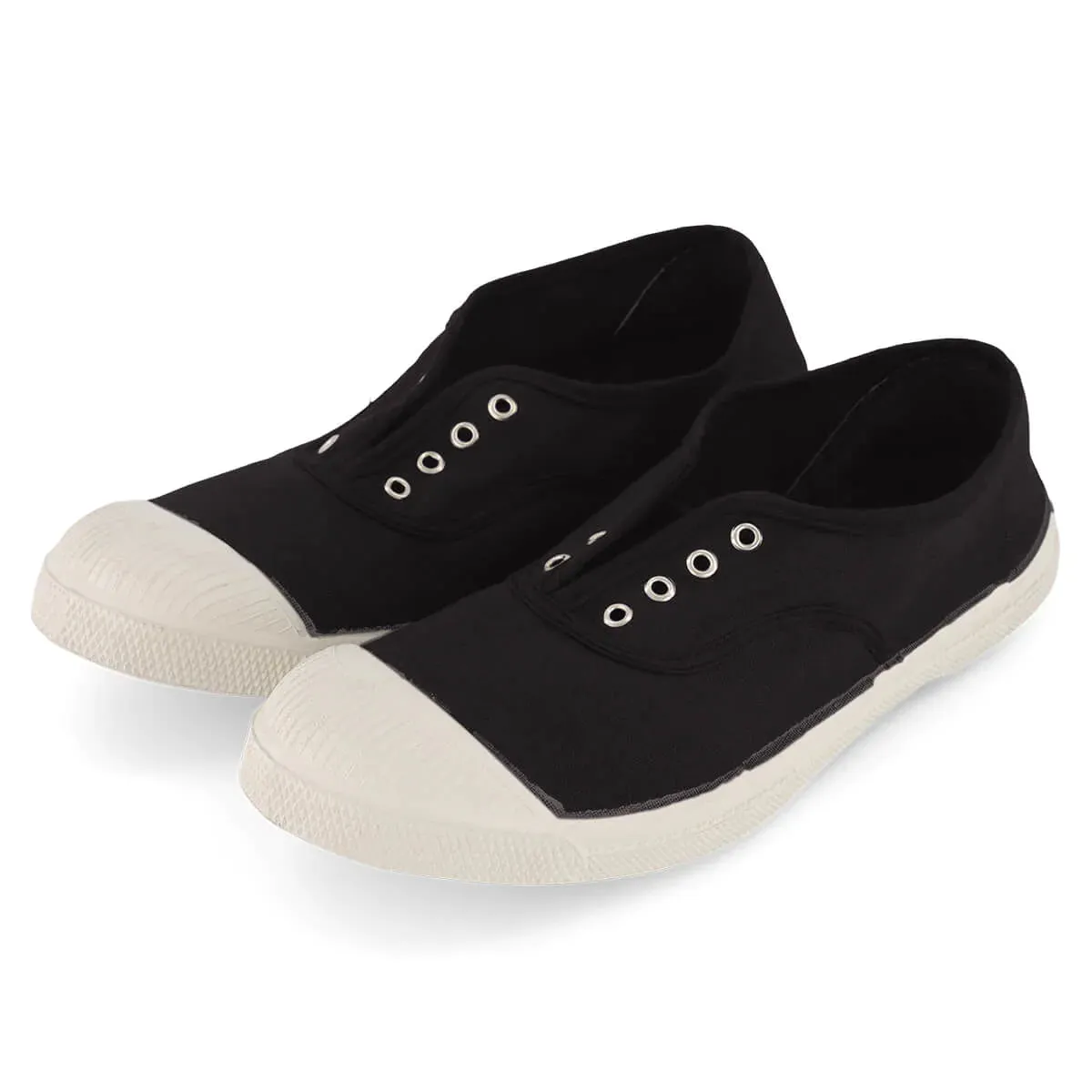 BenSimon Black Tennis Shoes