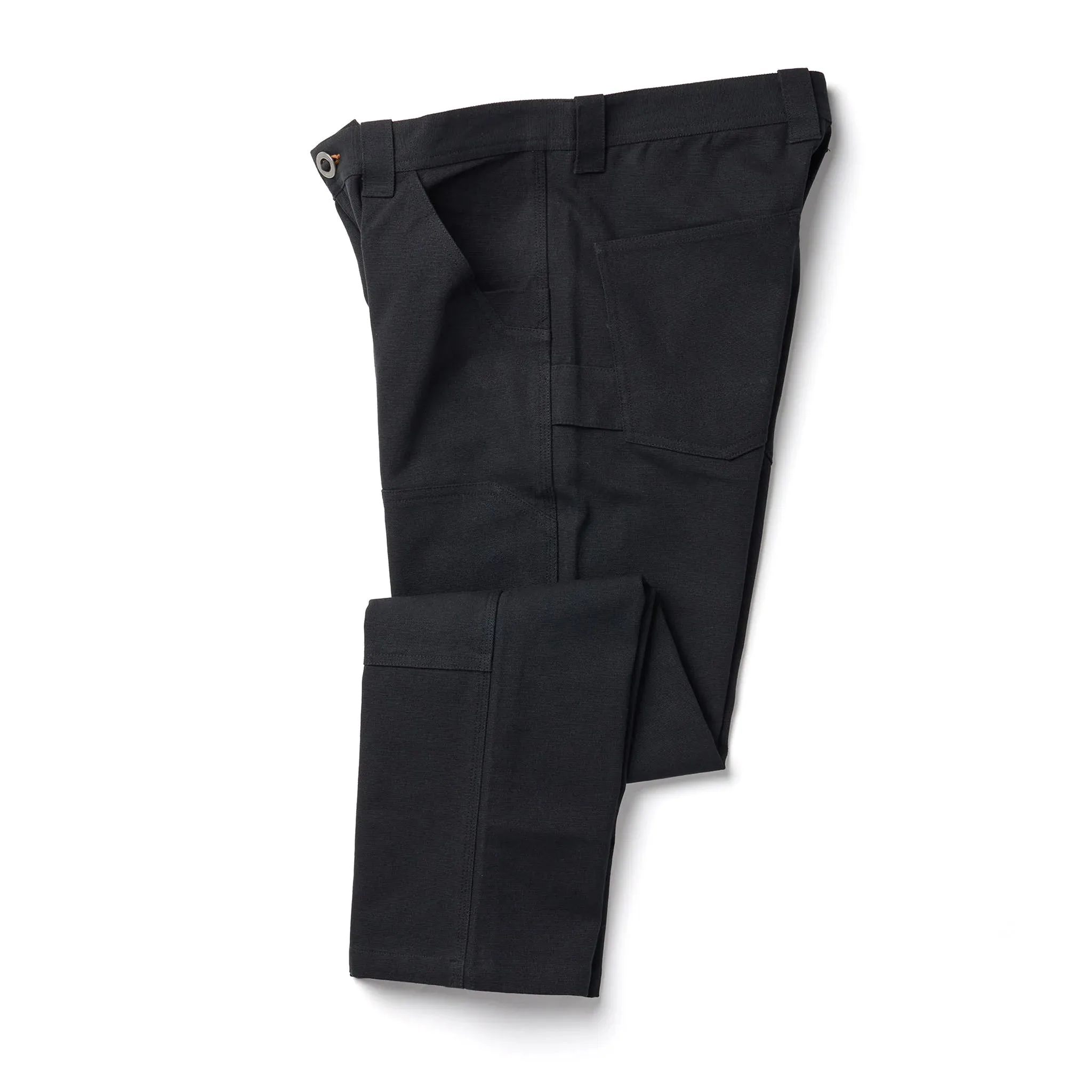 Bison Double Knee Canvas Pant | Black | Seager Co.