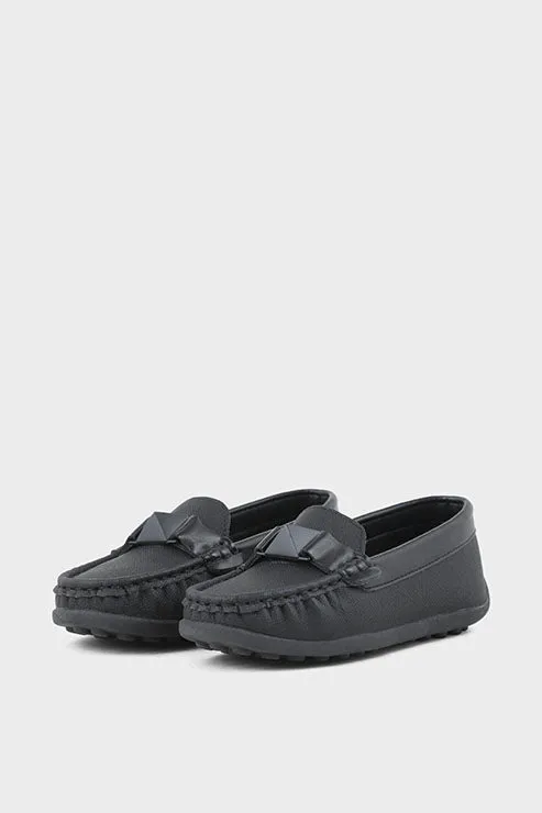 Boys Casual Moccasin BC7003-Black