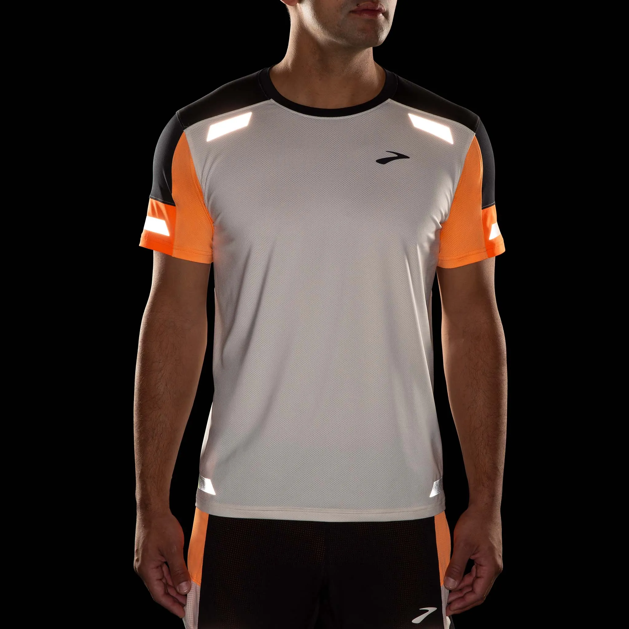 Brooks | Men's Run Visible Short Sleeve 2.0 - Ecru