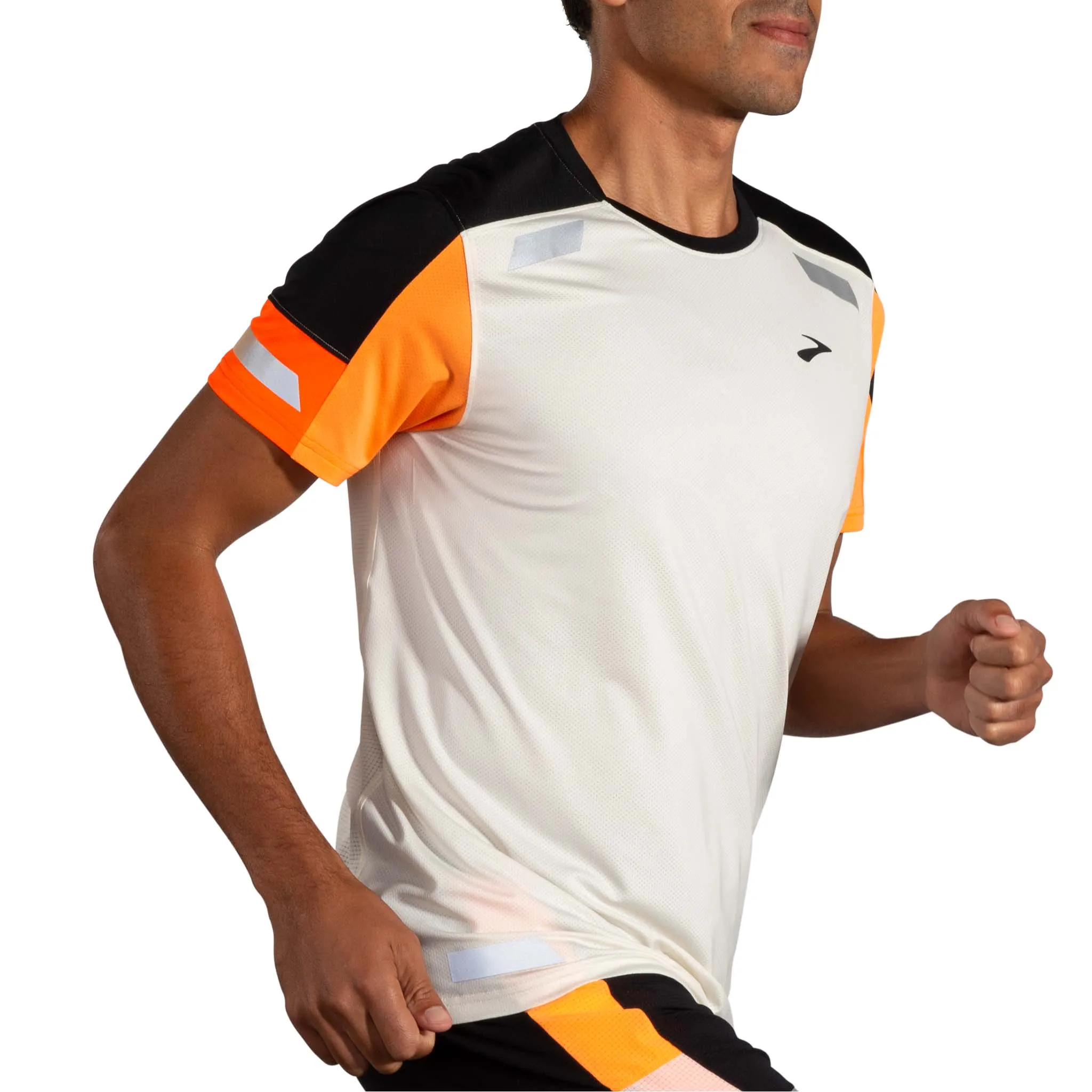 Brooks | Men's Run Visible Short Sleeve 2.0 - Ecru