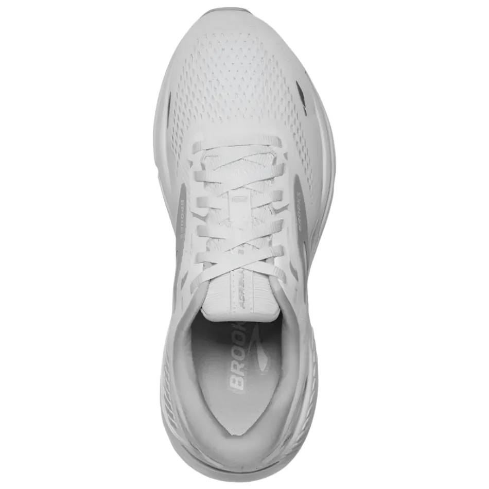 Brooks Women's Adrenaline GTS 23 Running Shoes in White/Oyster/Silver