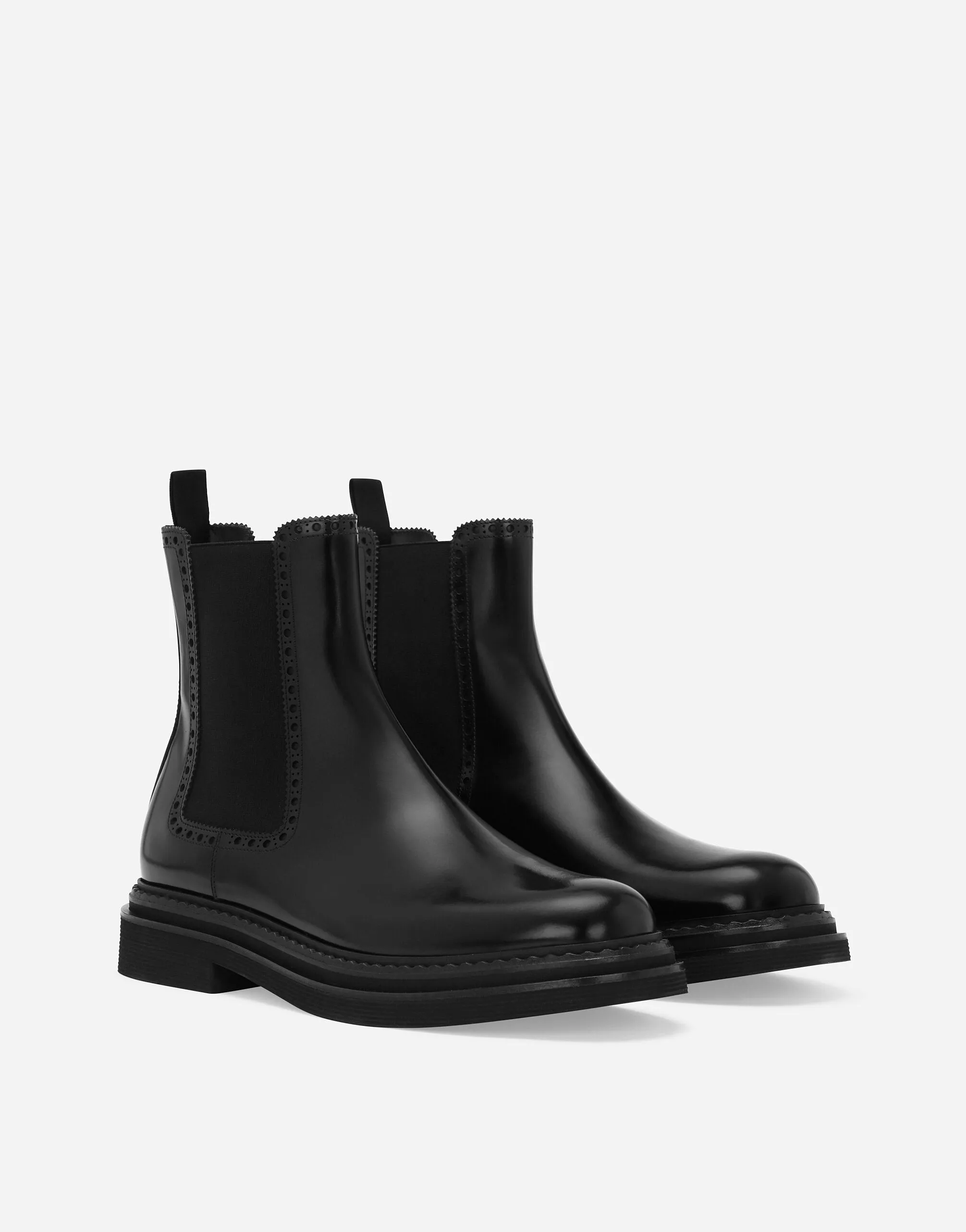 Brushed Calfskin Ankle Boots