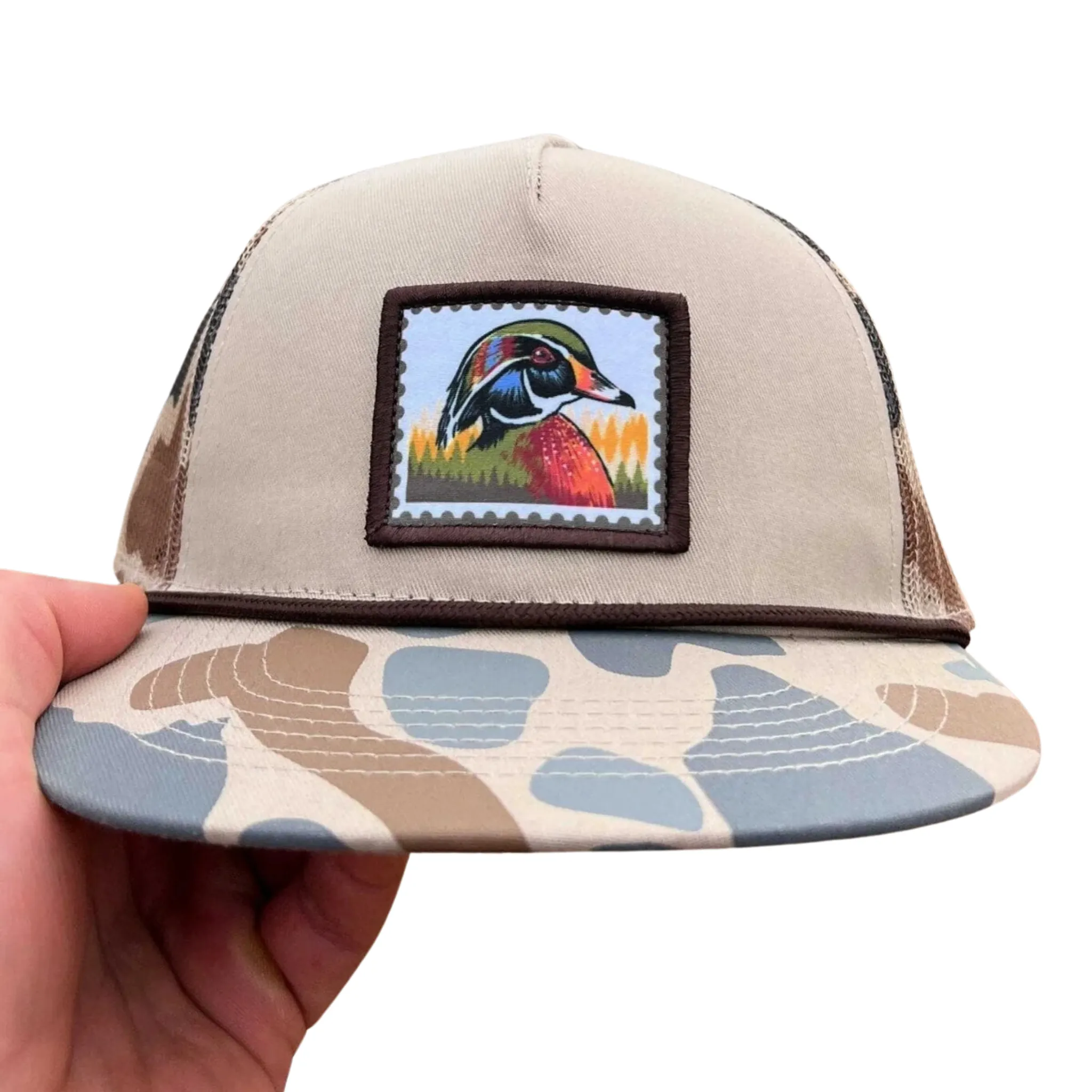 BURLEBO WOOD DUCK STAMP CAMO HAT - CDSCC