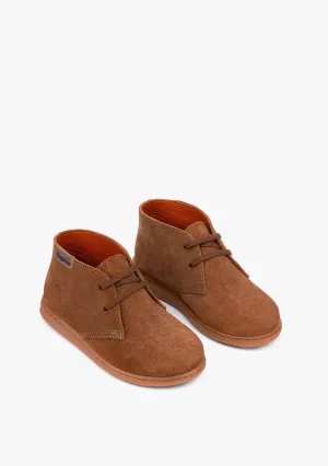 Camel brown safari ankle boots