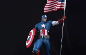 Captain America 1/4 Scale Statue WITH COIN