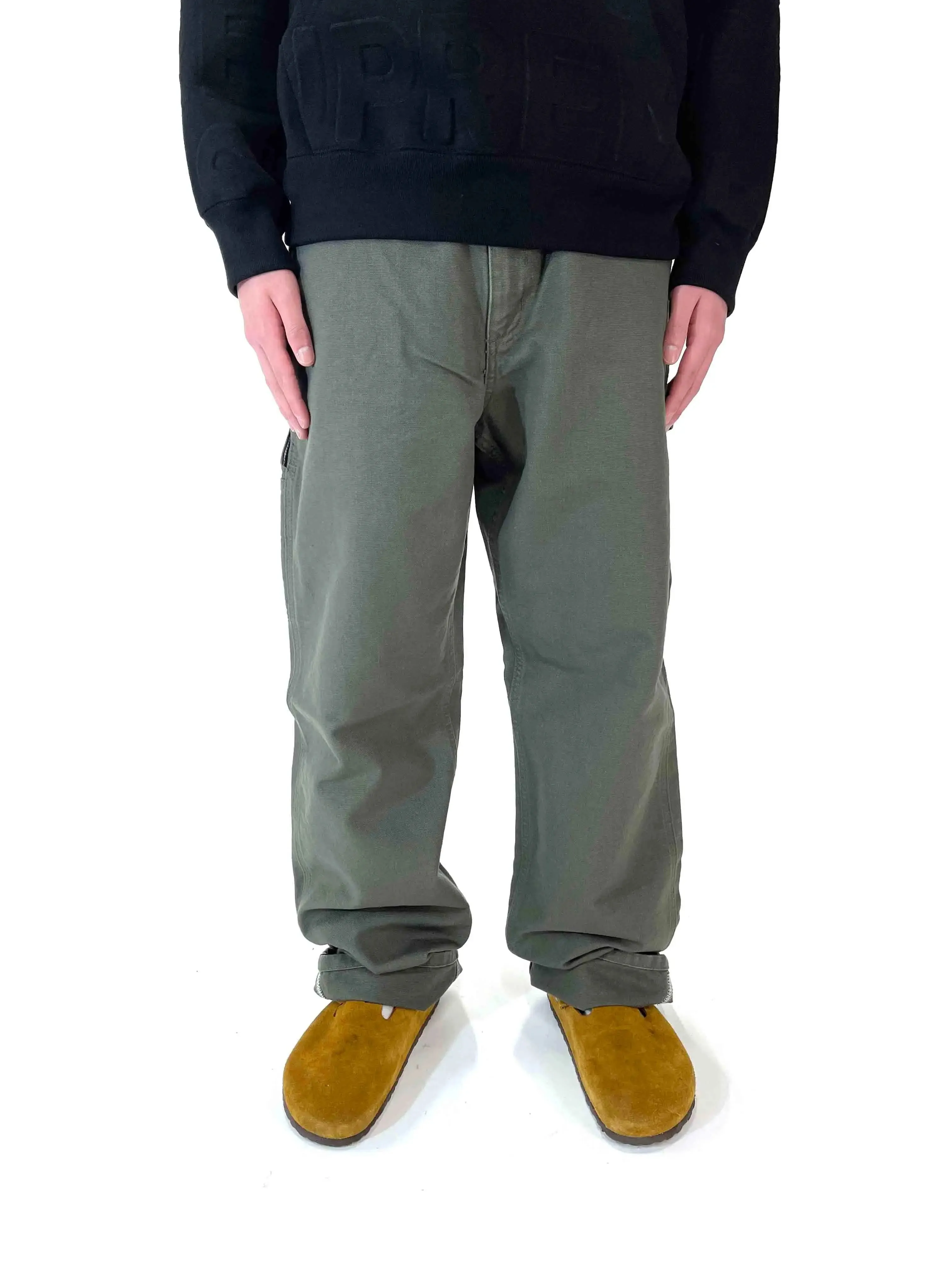 Carhartt Washed Loose Fit Pant Moss