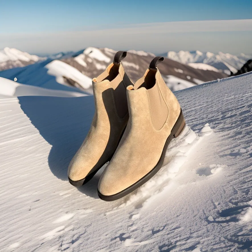 CHELSEA BOOTS BEIGE