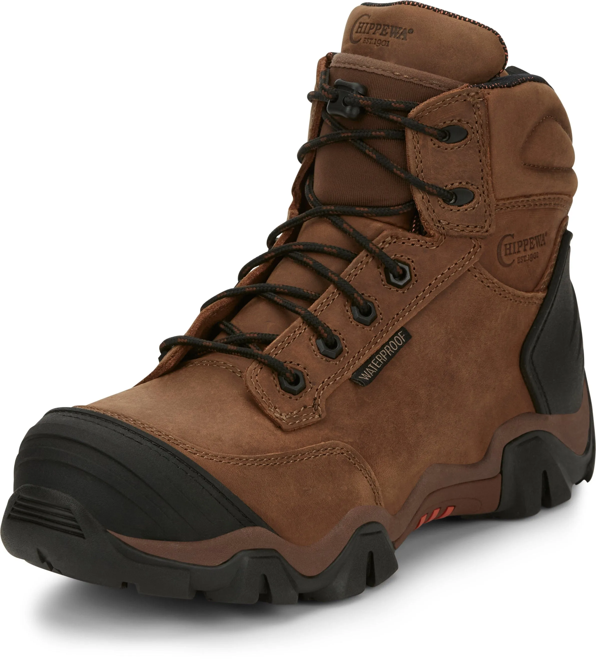 Chippewa Men's Cross Terrain Brown Waterproof Nano Composite Toe Work Boots AE5003