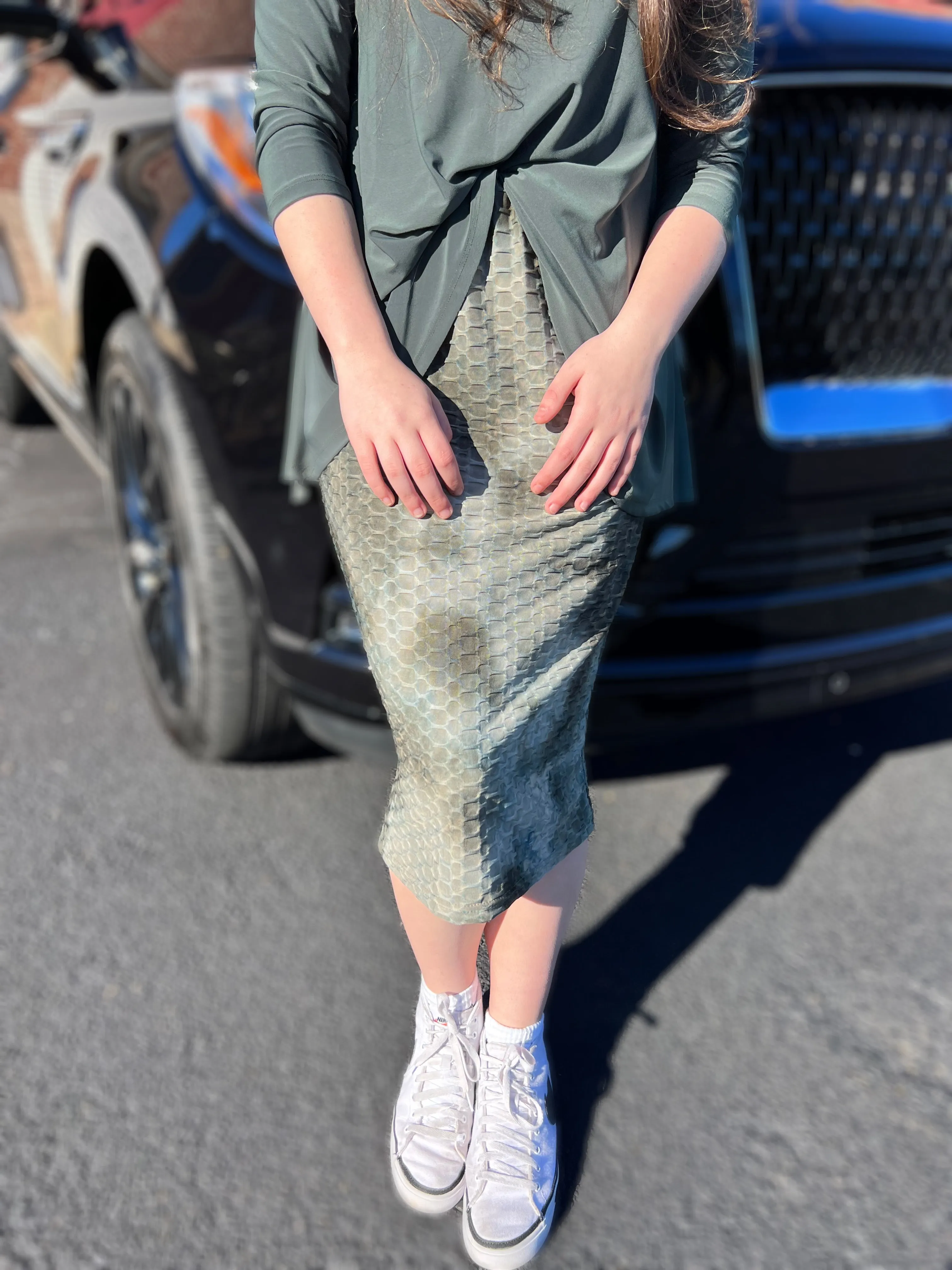 Claire Waffle Skirt