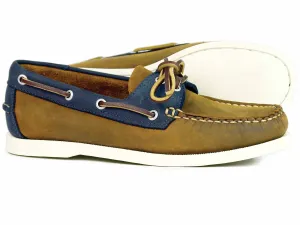 CLOVELLY Ladies Sand Navy Nubuck Deck Shoe by Orca Bay