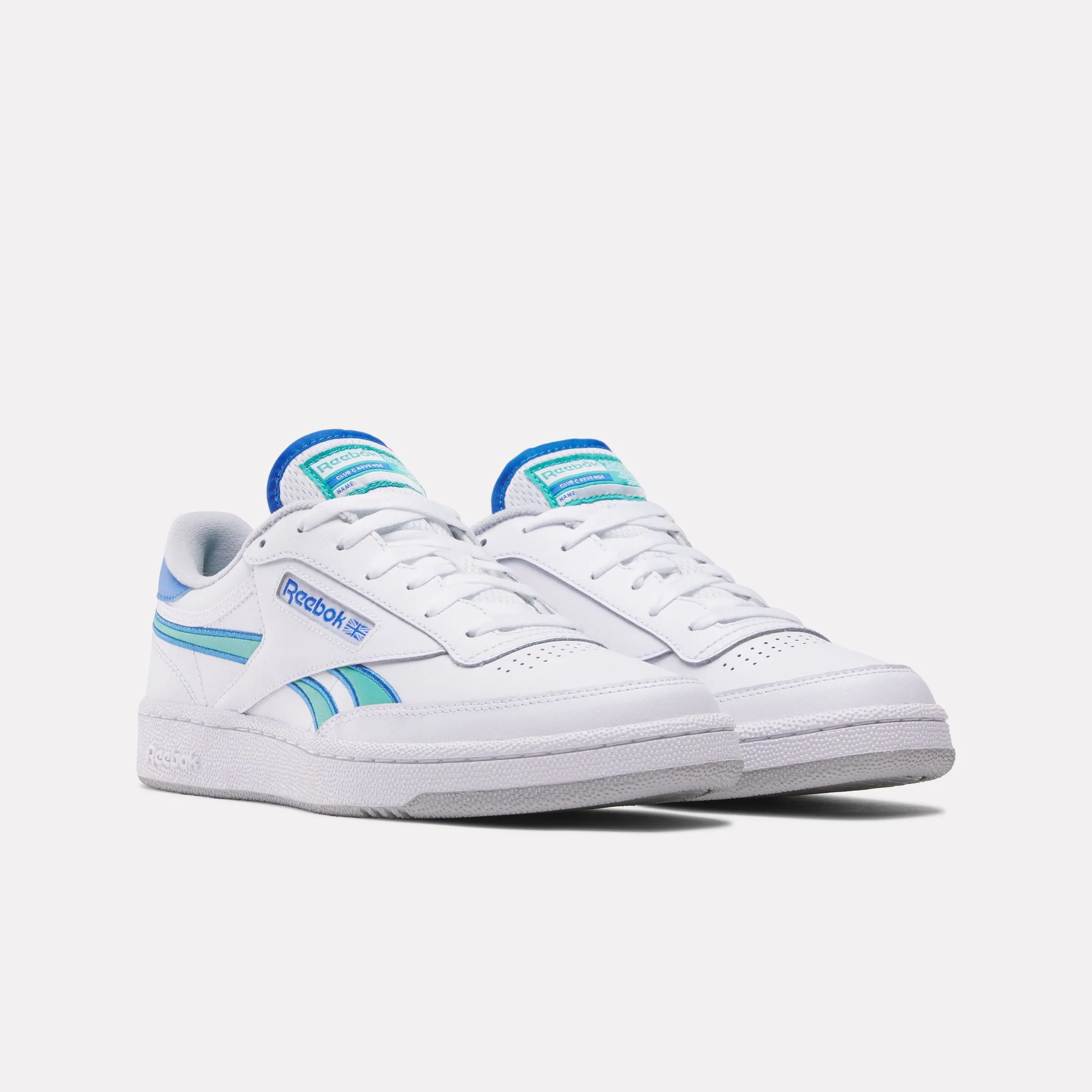 Club C Revenge Shoes White/Kineticblue/Unlshedgreen